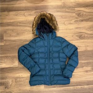 Womens The North Face Gotham Jacket II 550-Down Winter Jacket Blue